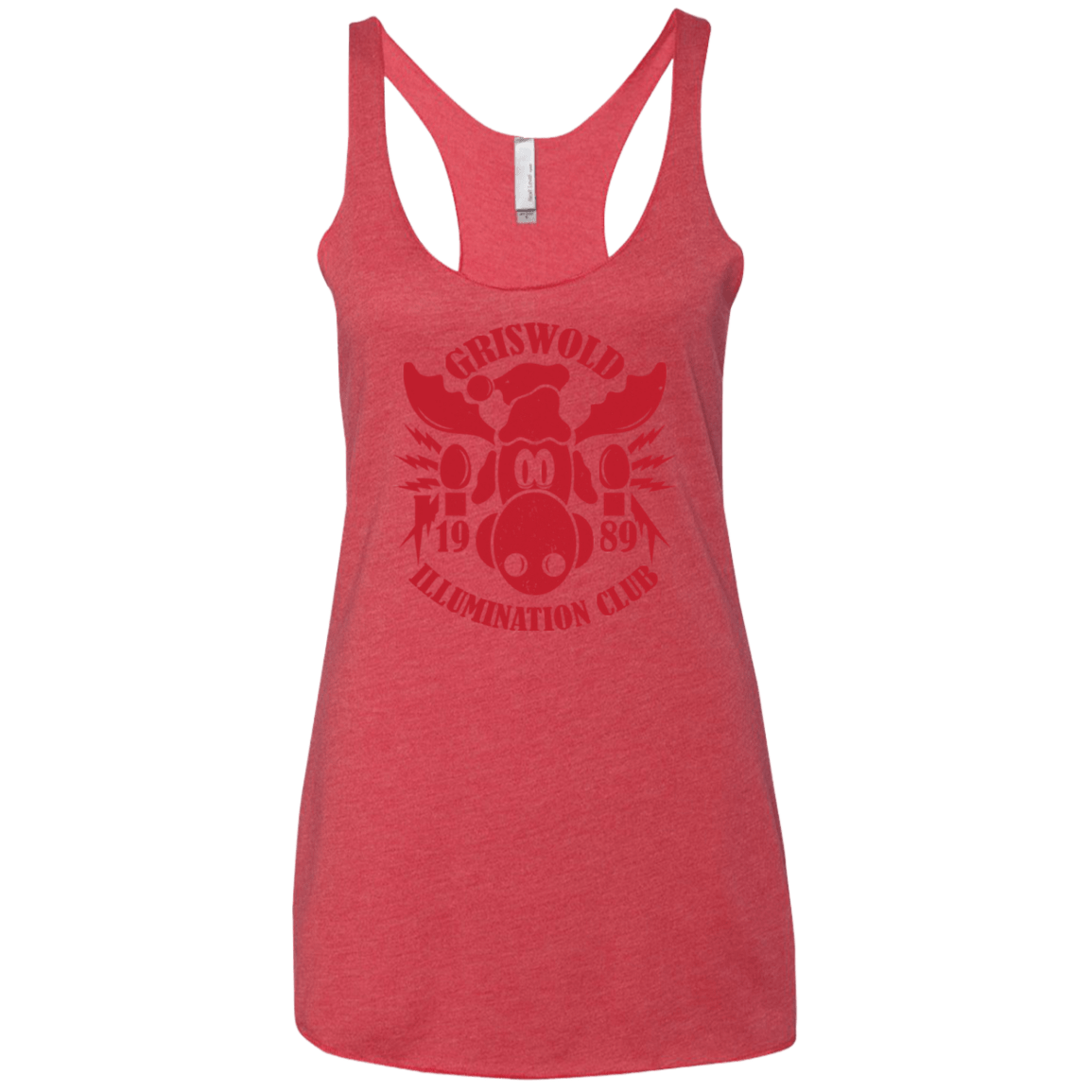 T-Shirts Vintage Red / X-Small Griswold Illumination Club Women's Triblend Racerback Tank