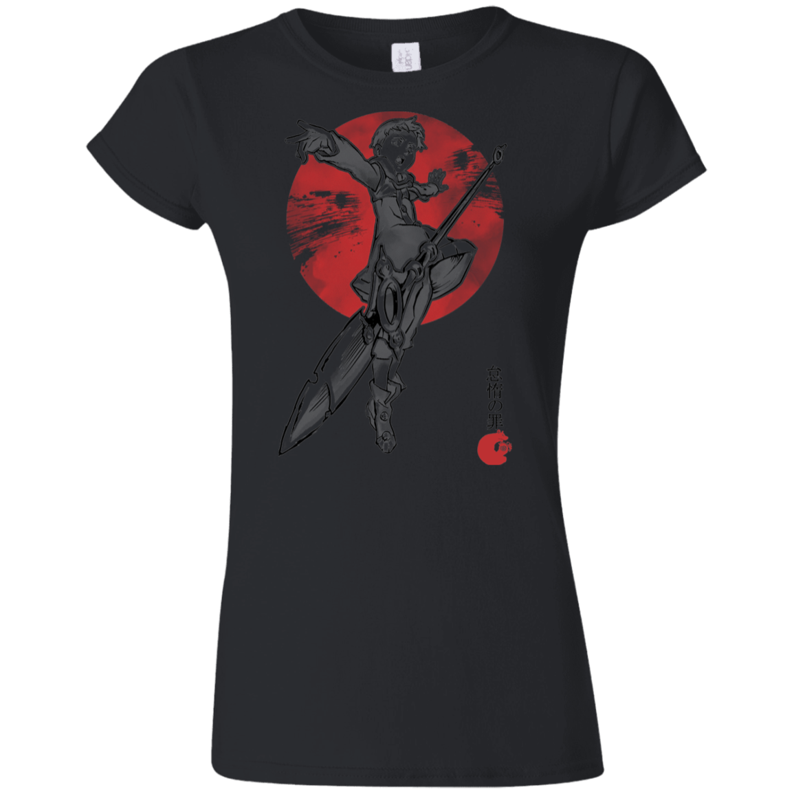 T-Shirts Black / S Grizzly Sloth Junior Slimmer-Fit T-Shirt