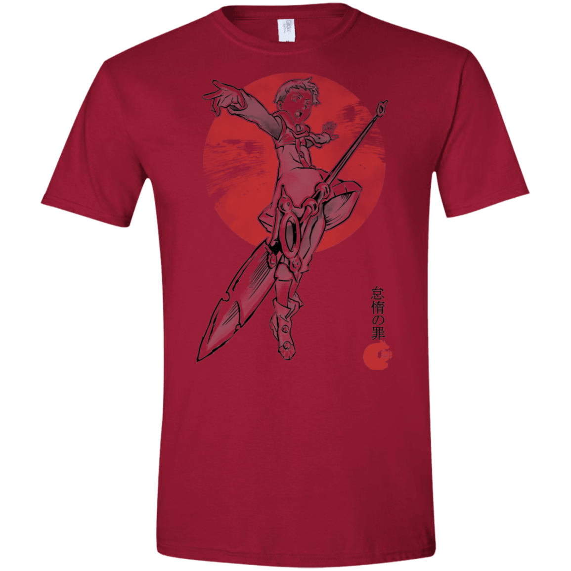 T-Shirts Cardinal Red / S Grizzly Sloth Men's Semi-Fitted Softstyle