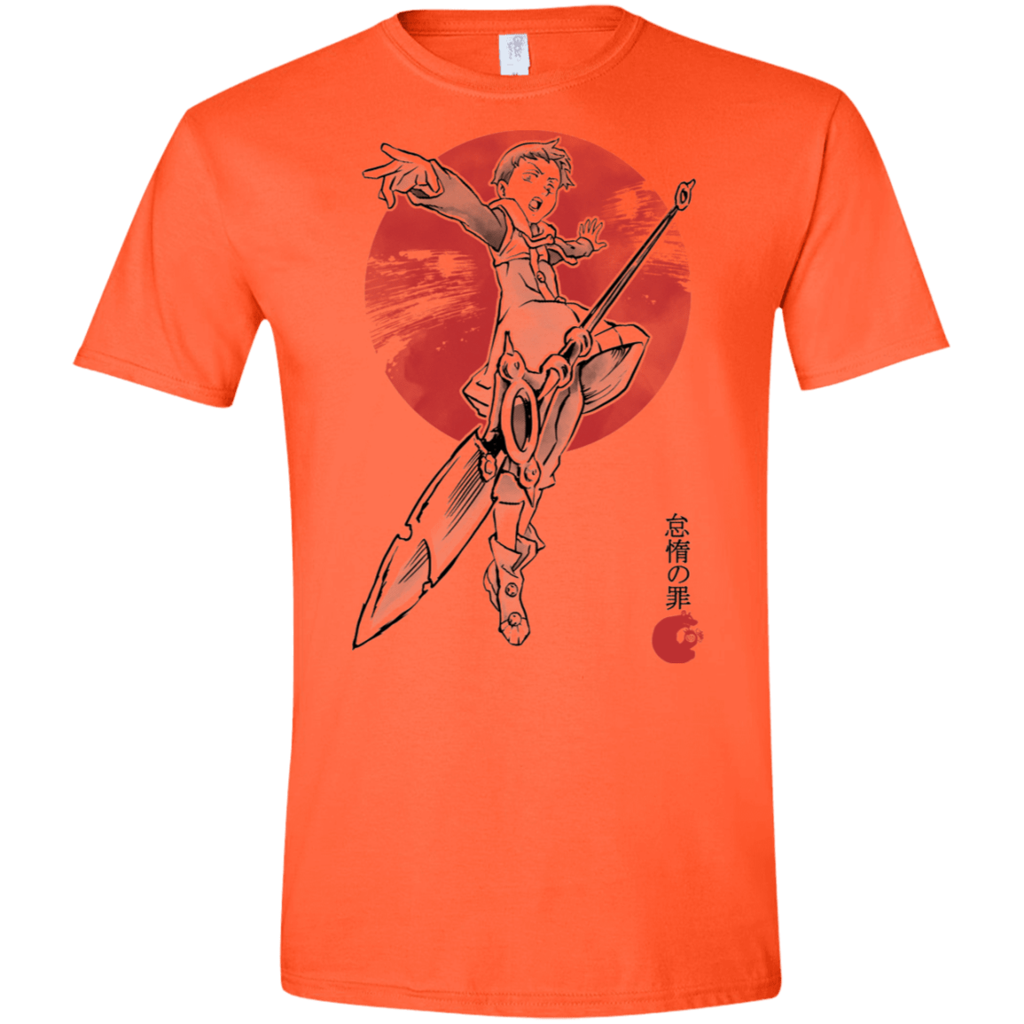 T-Shirts Orange / S Grizzly Sloth Men's Semi-Fitted Softstyle