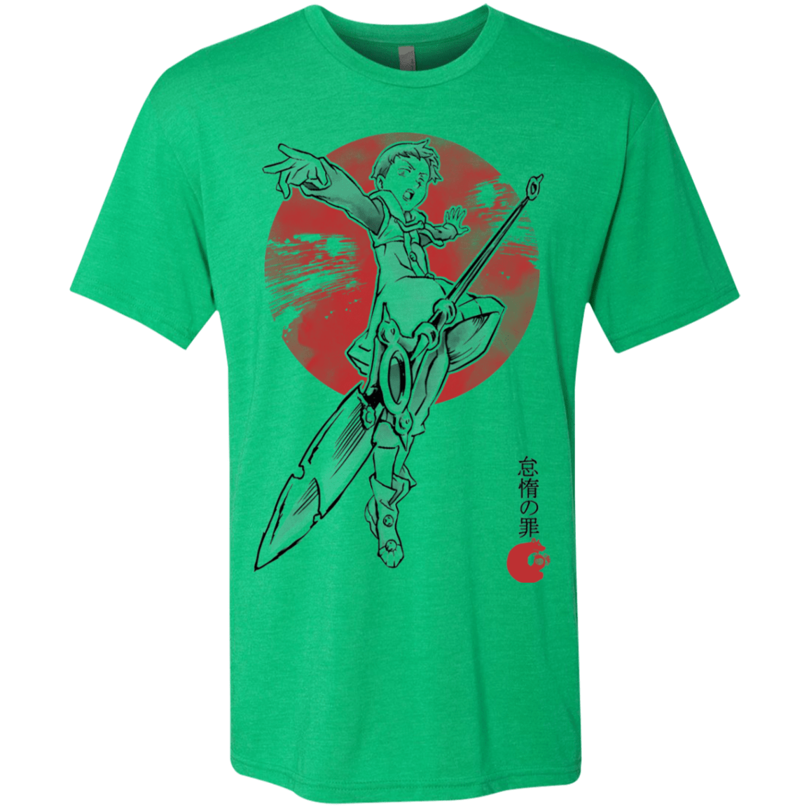 T-Shirts Envy / S Grizzly Sloth Men's Triblend T-Shirt