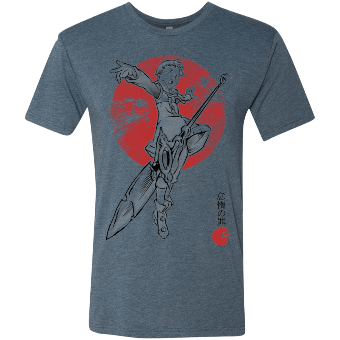 T-Shirts Indigo / S Grizzly Sloth Men's Triblend T-Shirt