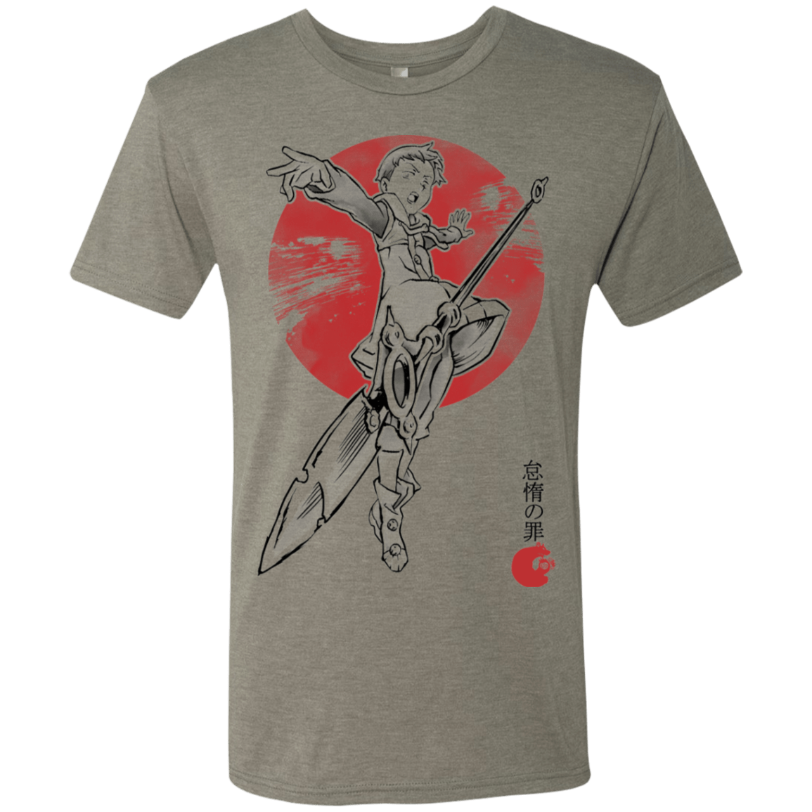 T-Shirts Venetian Grey / S Grizzly Sloth Men's Triblend T-Shirt