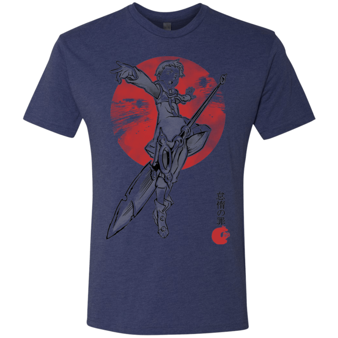 T-Shirts Vintage Navy / S Grizzly Sloth Men's Triblend T-Shirt