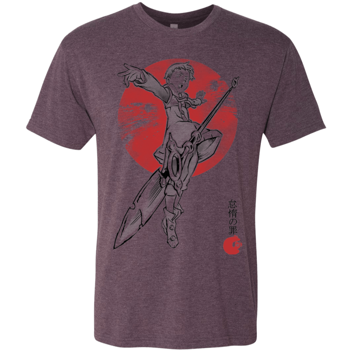 T-Shirts Vintage Purple / S Grizzly Sloth Men's Triblend T-Shirt