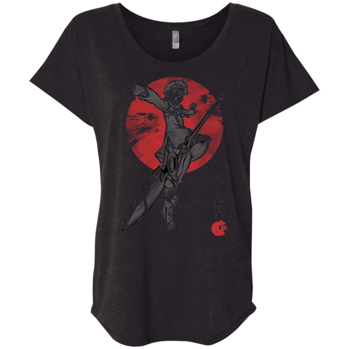 T-Shirts Vintage Black / X-Small Grizzly Sloth Triblend Dolman Sleeve