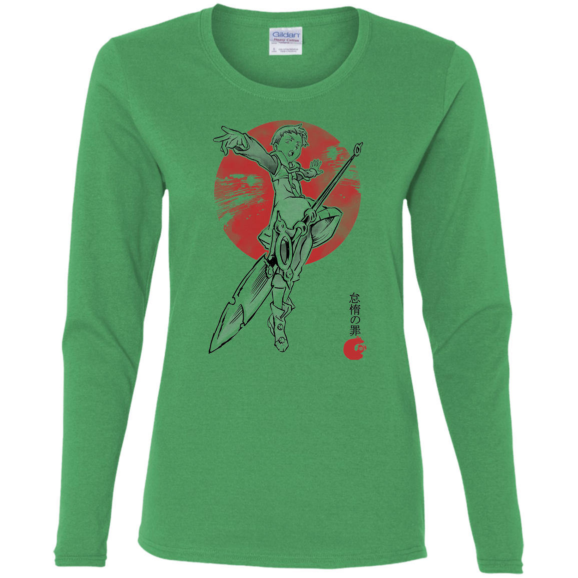 T-Shirts Irish Green / S Grizzly Sloth Women's Long Sleeve T-Shirt