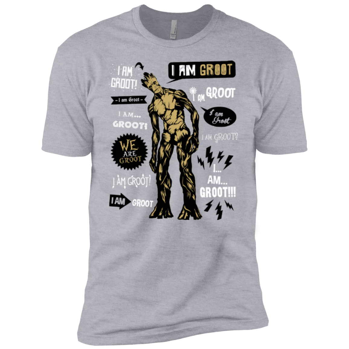 T-Shirts Heather Grey / YXS Groot Famous Quotes Boys Premium T-Shirt