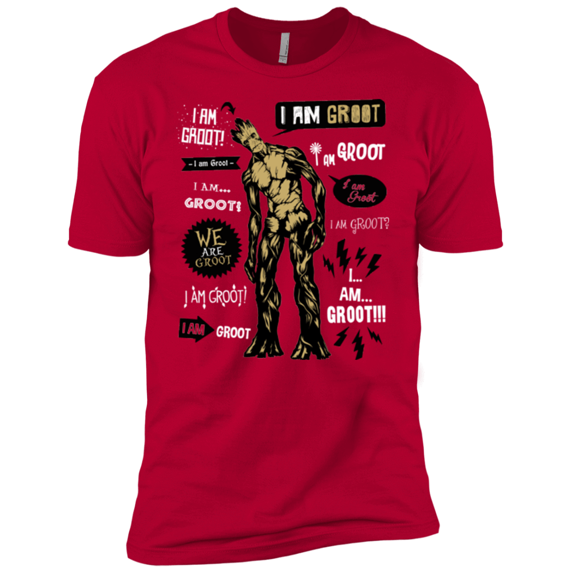 T-Shirts Red / YXS Groot Famous Quotes Boys Premium T-Shirt