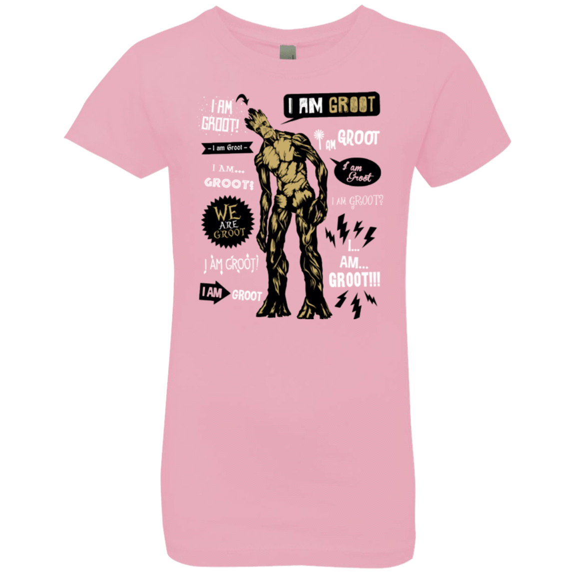 T-Shirts Light Pink / YXS Groot Famous Quotes Girls Premium T-Shirt