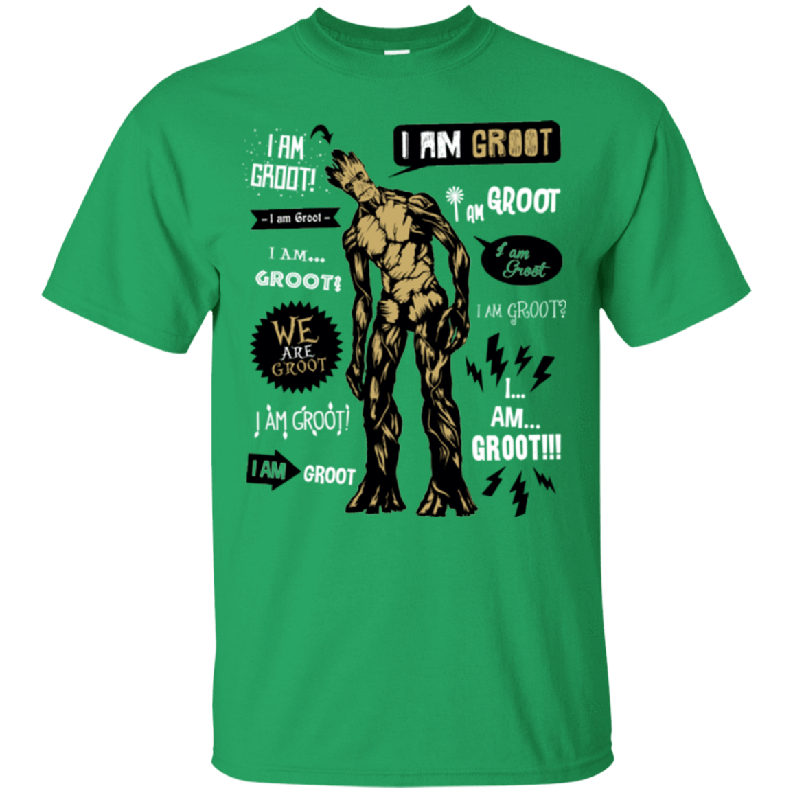 T-Shirts Irish Green / Small Groot Famous Quotes T-Shirt