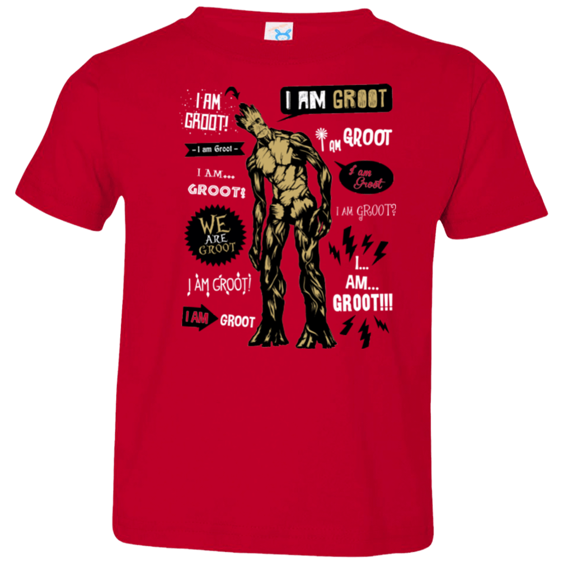 T-Shirts Red / 2T Groot Famous Quotes Toddler Premium T-Shirt