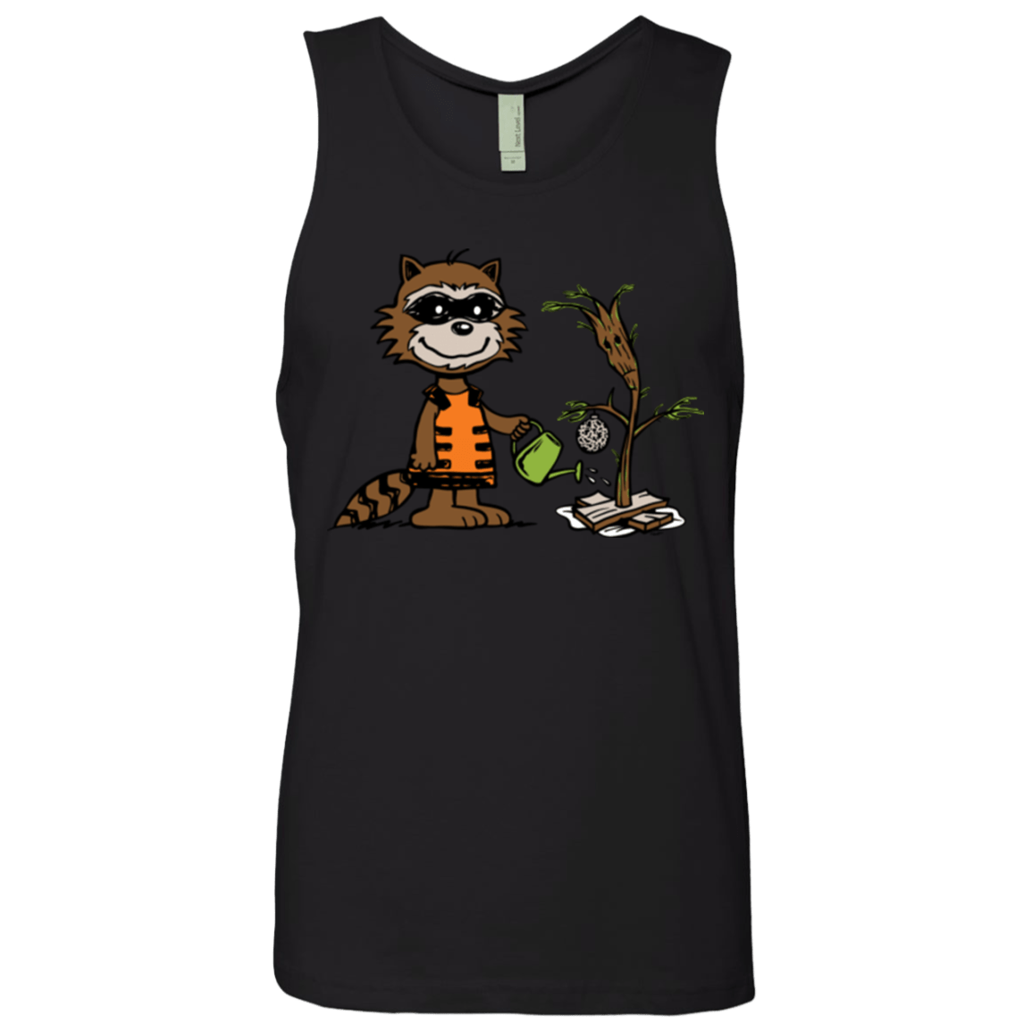 T-Shirts Black / Small Groot Grief Men's Premium Tank Top