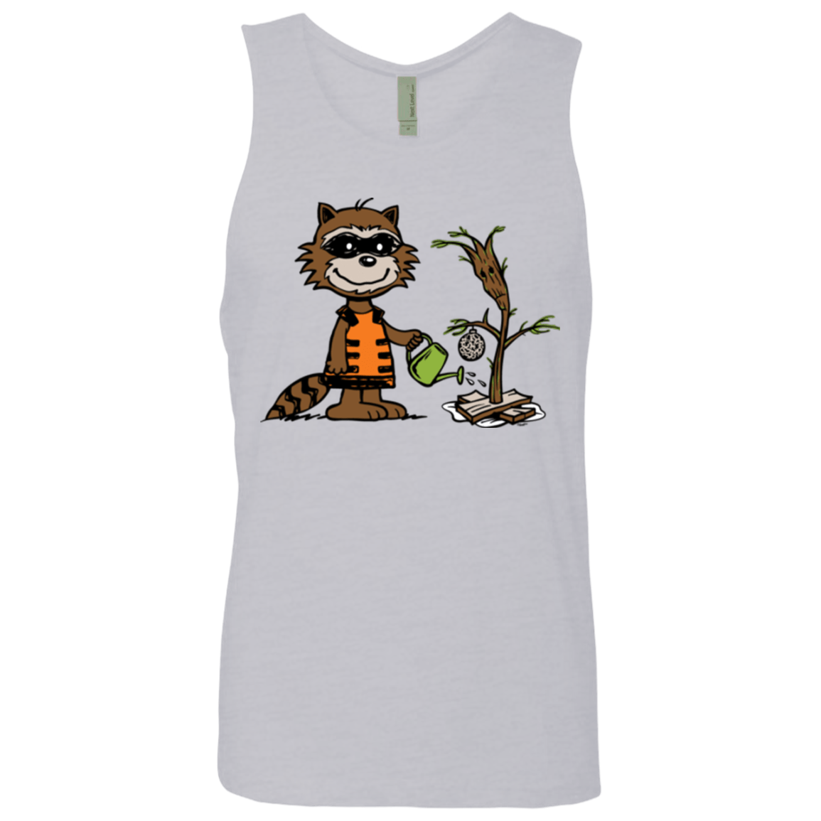 T-Shirts Heather Grey / Small Groot Grief Men's Premium Tank Top