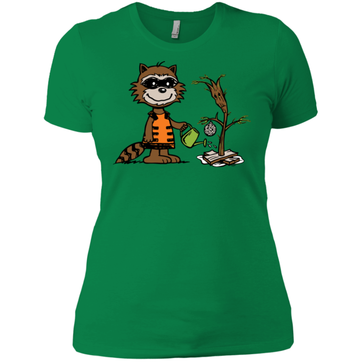 T-Shirts Kelly Green / X-Small Groot Grief Women's Premium T-Shirt