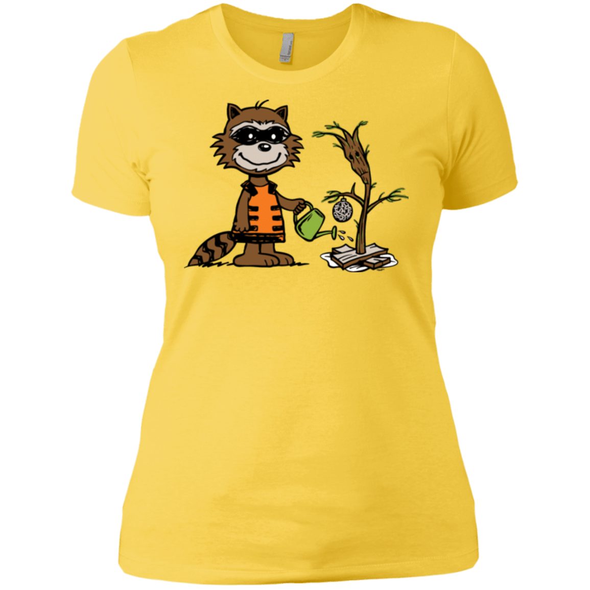 T-Shirts Vibrant Yellow / X-Small Groot Grief Women's Premium T-Shirt