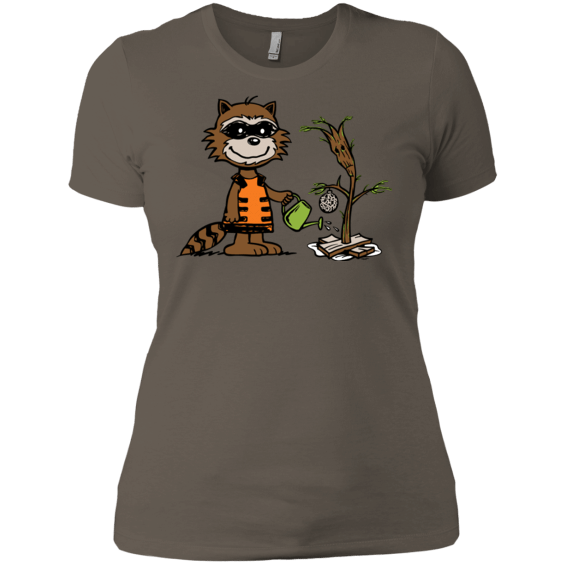 T-Shirts Warm Grey / X-Small Groot Grief Women's Premium T-Shirt