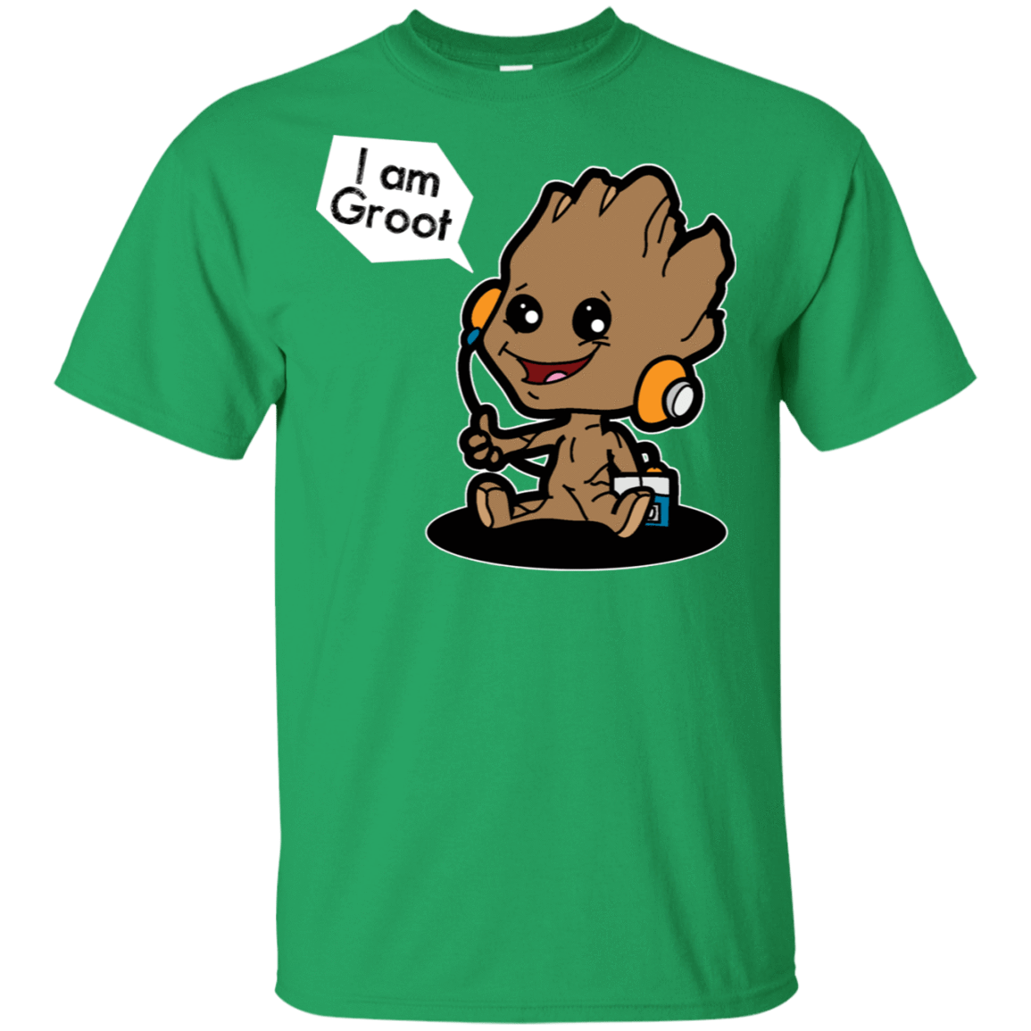 T-Shirts Irish Green / S Groot Grooves T-Shirt