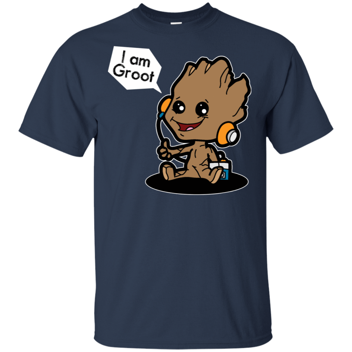 T-Shirts Navy / S Groot Grooves T-Shirt