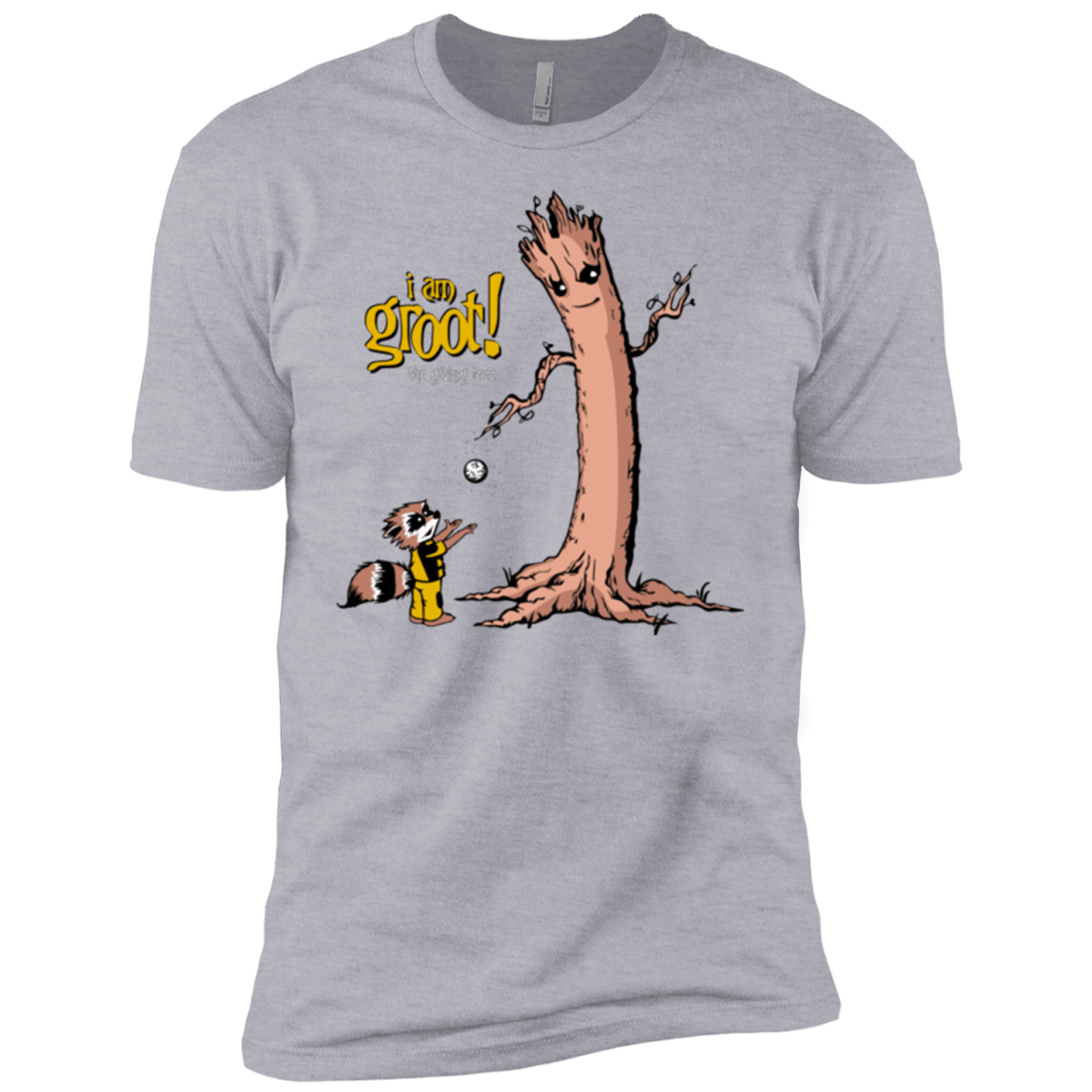 T-Shirts Heather Grey / YXS Groot Is Giving Boys Premium T-Shirt