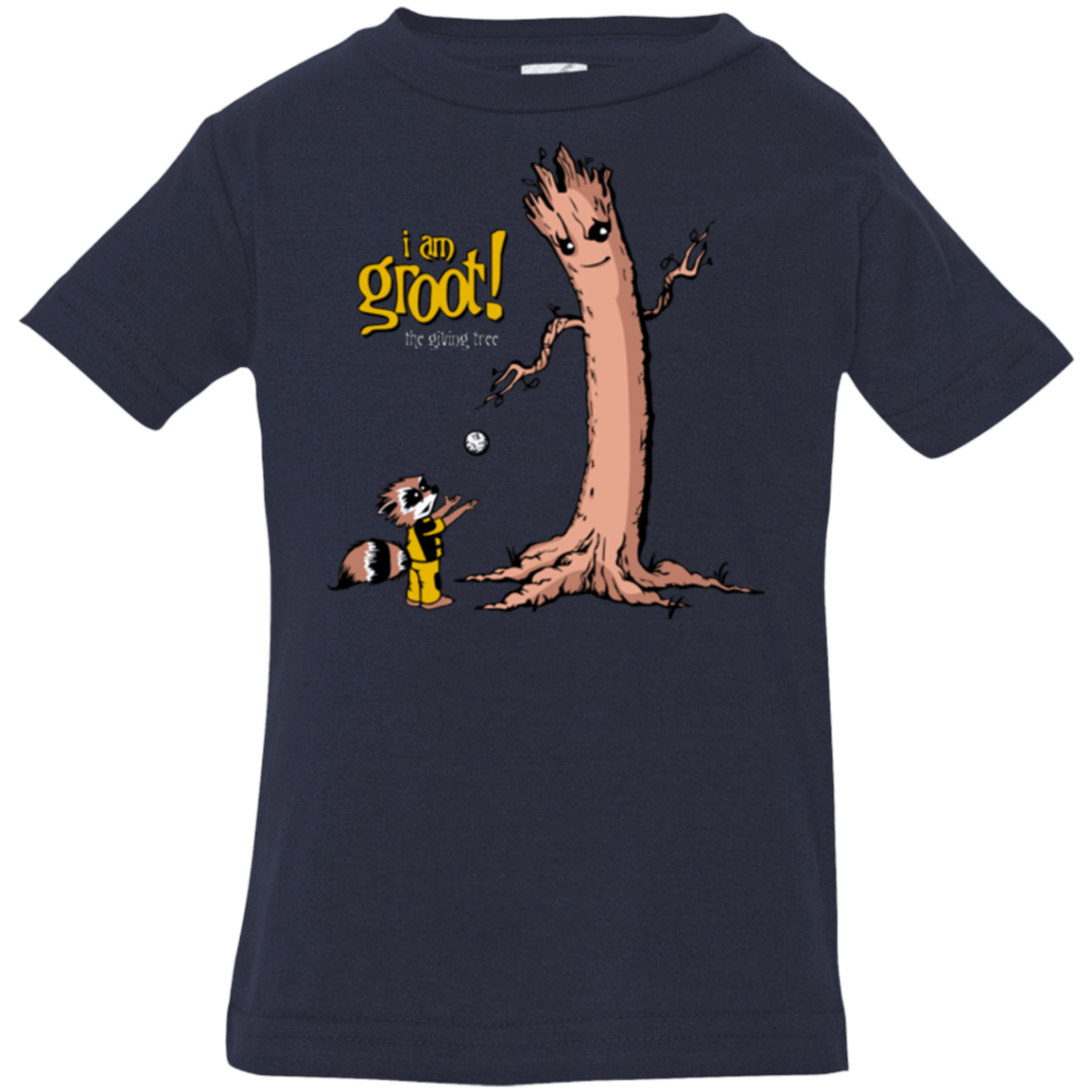 T-Shirts Navy / 6 Months Groot Is Giving Infant Premium T-Shirt