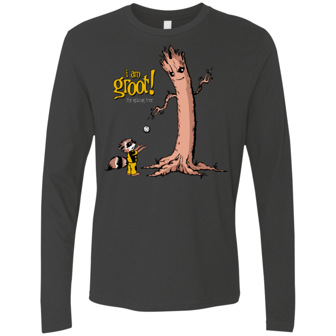 T-Shirts Heavy Metal / Small Groot Is Giving Men's Premium Long Sleeve