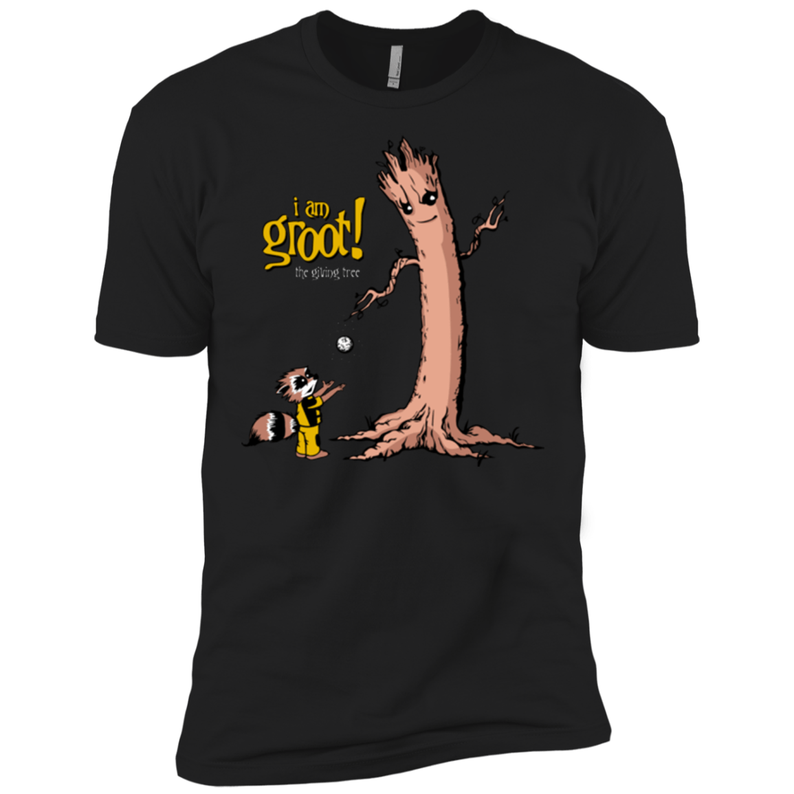 T-Shirts Black / X-Small Groot Is Giving Men's Premium T-Shirt