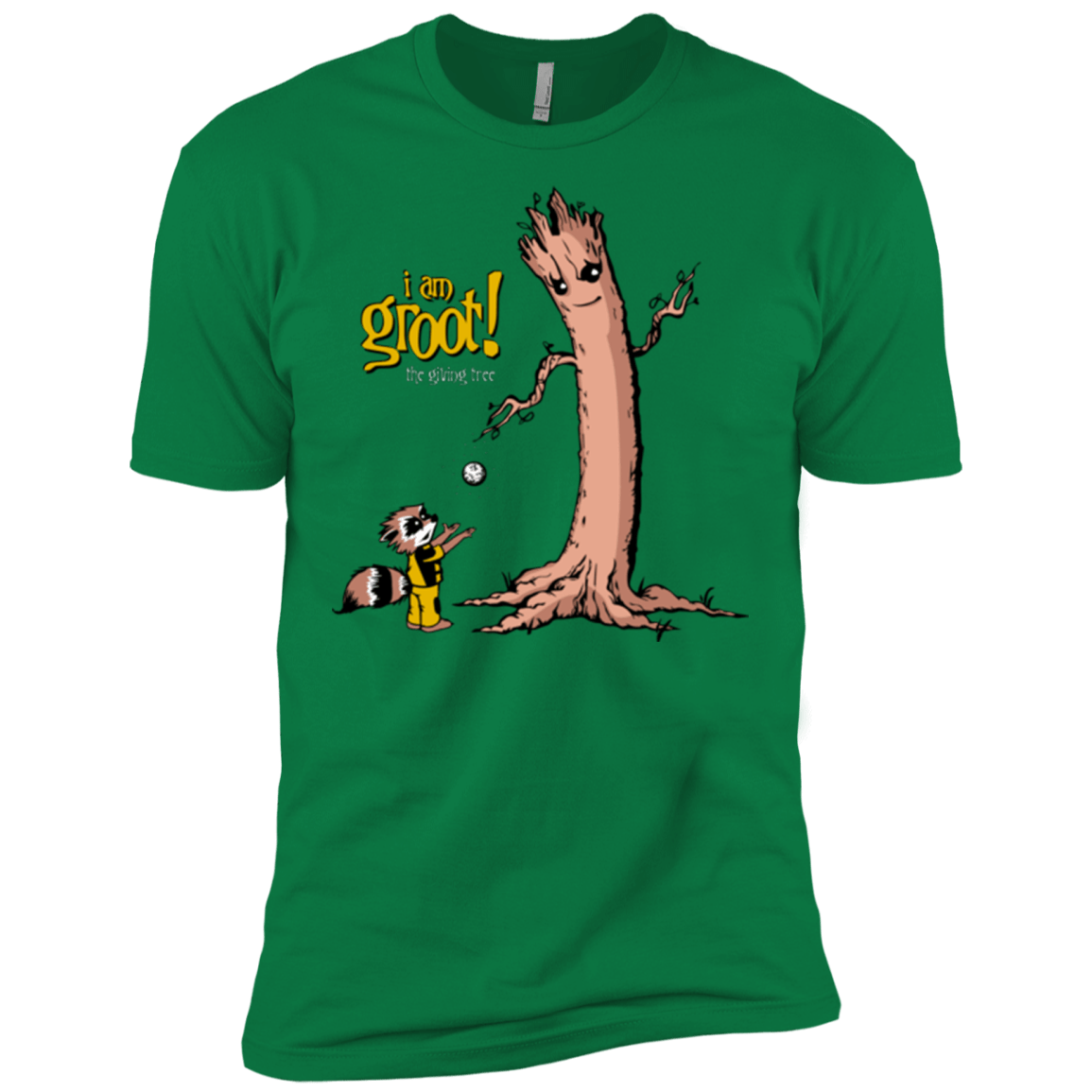 T-Shirts Kelly Green / X-Small Groot Is Giving Men's Premium T-Shirt