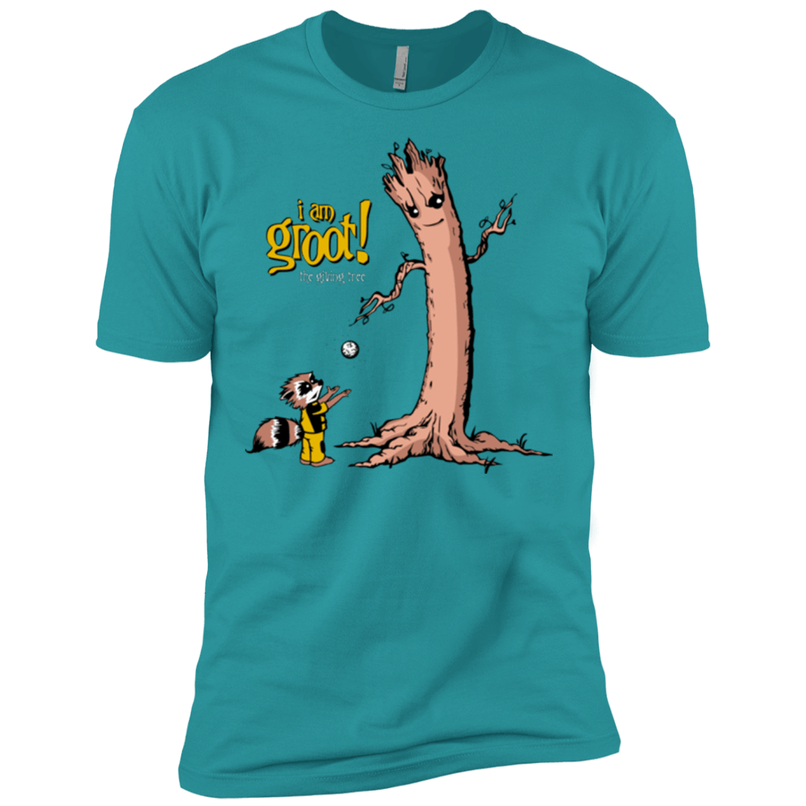 T-Shirts Tahiti Blue / X-Small Groot Is Giving Men's Premium T-Shirt