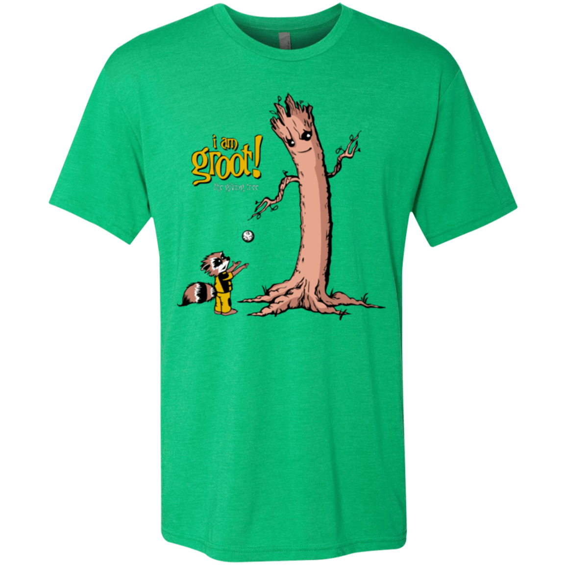 T-Shirts Envy / Small Groot Is Giving Men's Triblend T-Shirt