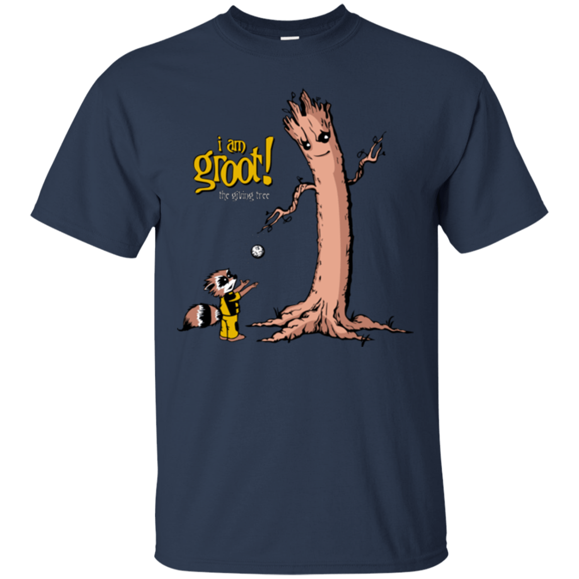 T-Shirts Navy / Small Groot Is Giving T-Shirt