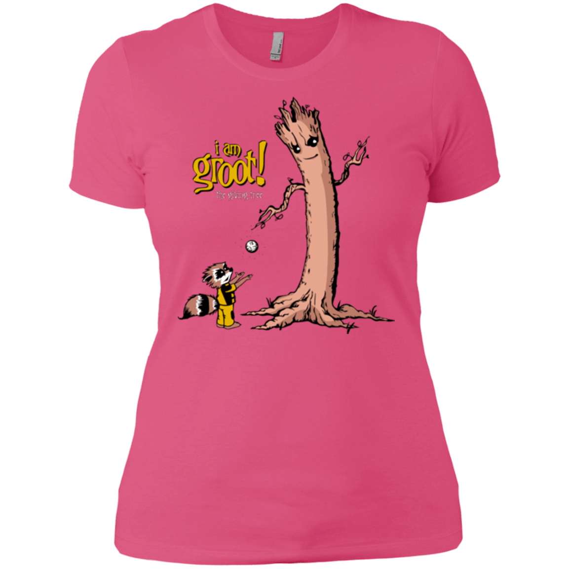 T-Shirts Hot Pink / X-Small Groot Is Giving Women's Premium T-Shirt