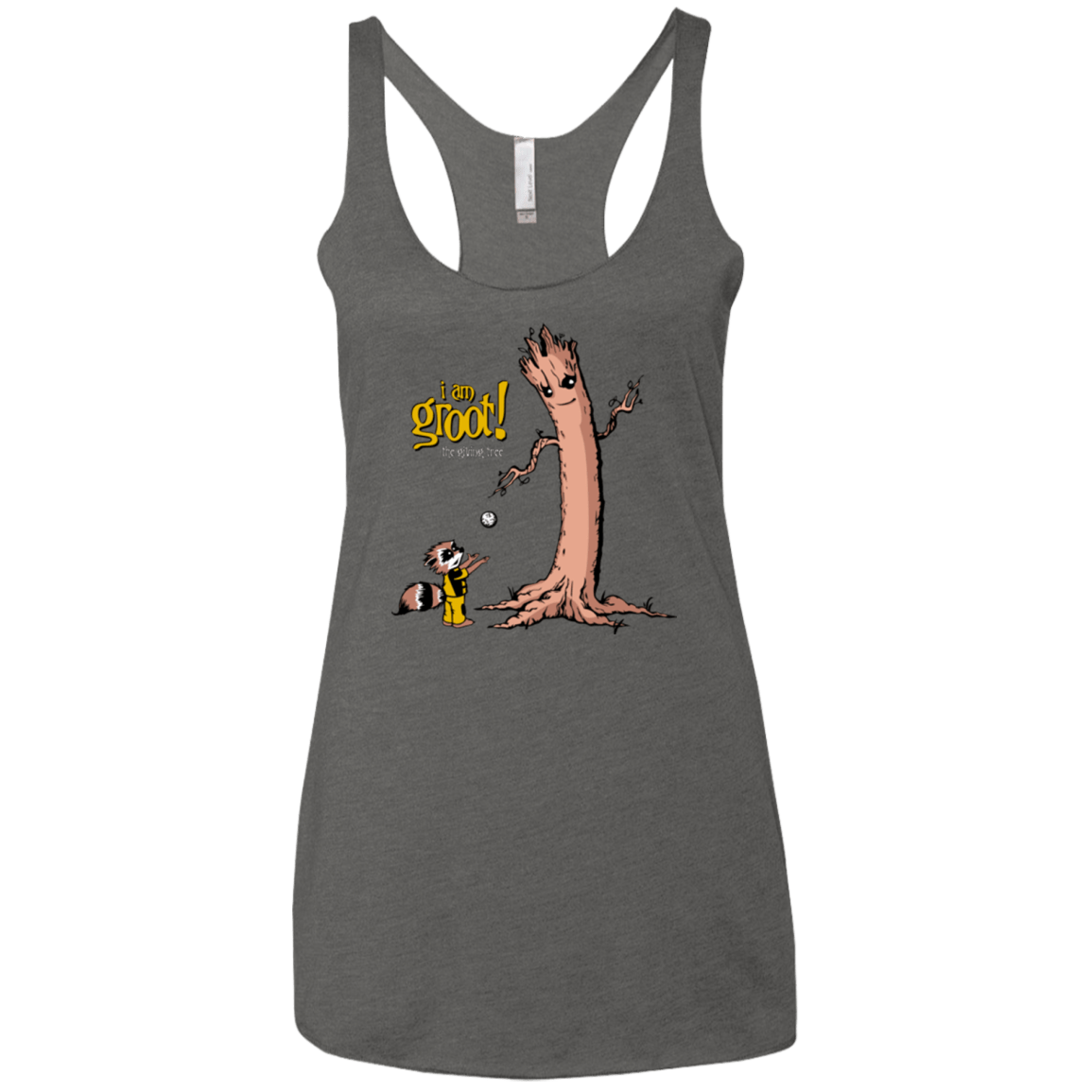 T-Shirts Premium Heather / X-Small Groot Is Giving Women's Triblend Racerback Tank