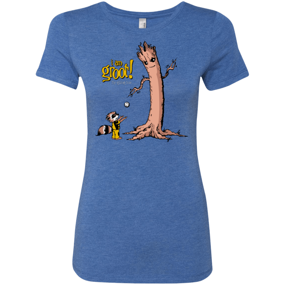 T-Shirts Vintage Royal / Small Groot Is Giving Women's Triblend T-Shirt