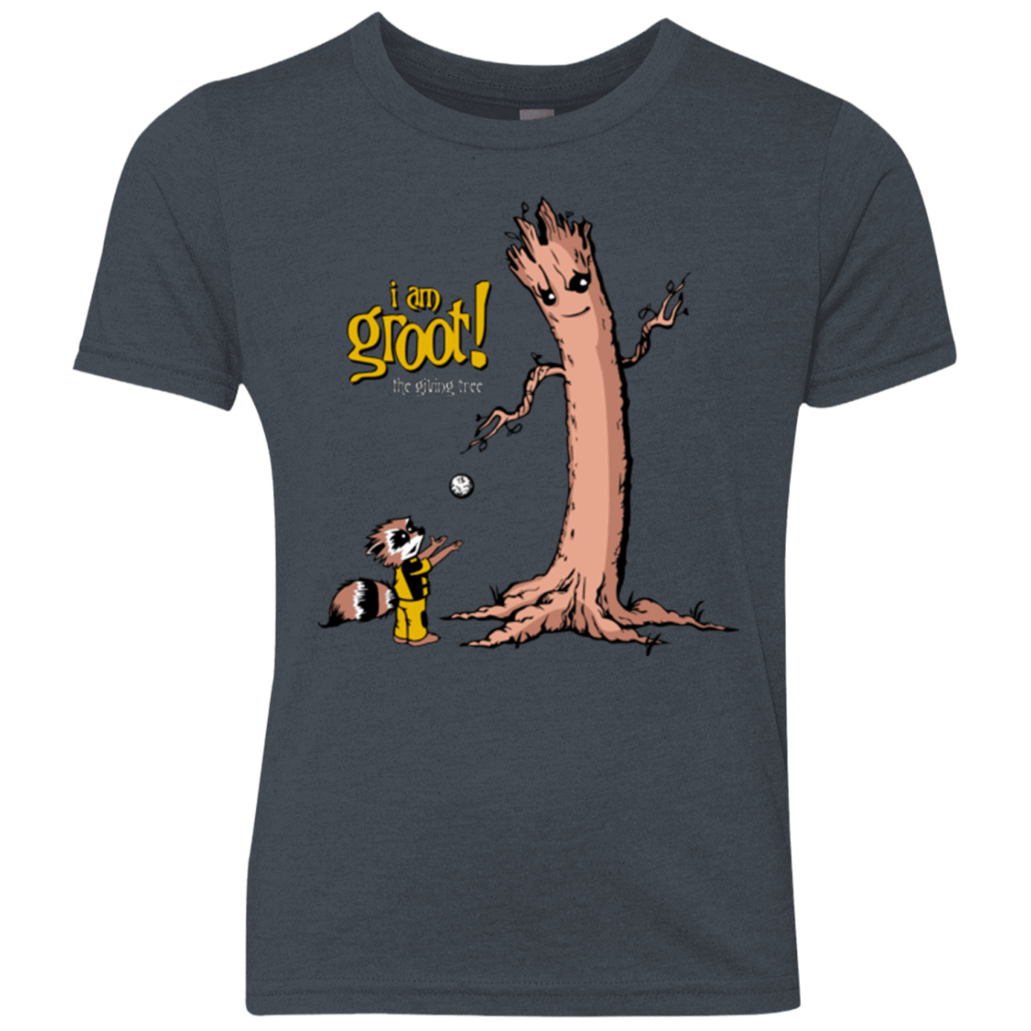T-Shirts Vintage Navy / YXS Groot Is Giving Youth Triblend T-Shirt