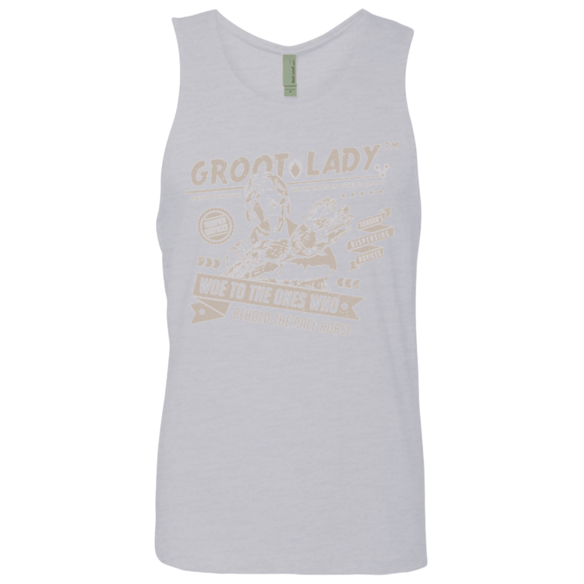 T-Shirts Heather Grey / Small Groot Lady Men's Premium Tank Top