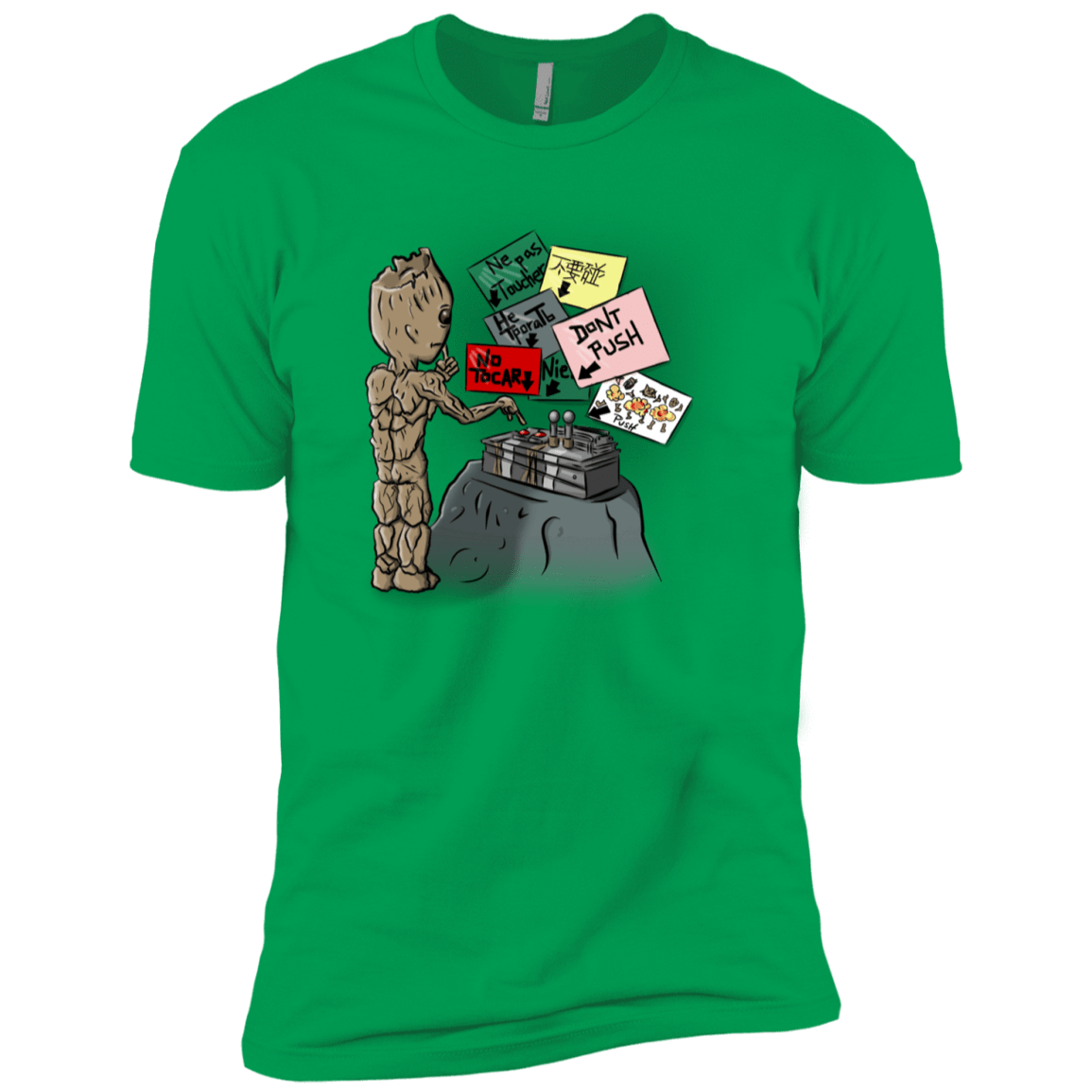 T-Shirts Kelly Green / YXS Groot No Touch Boys Premium T-Shirt