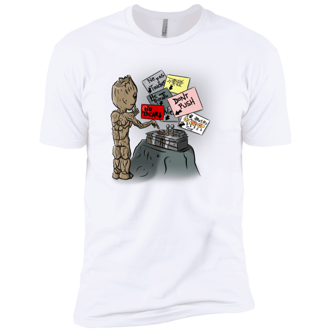 T-Shirts White / YXS Groot No Touch Boys Premium T-Shirt