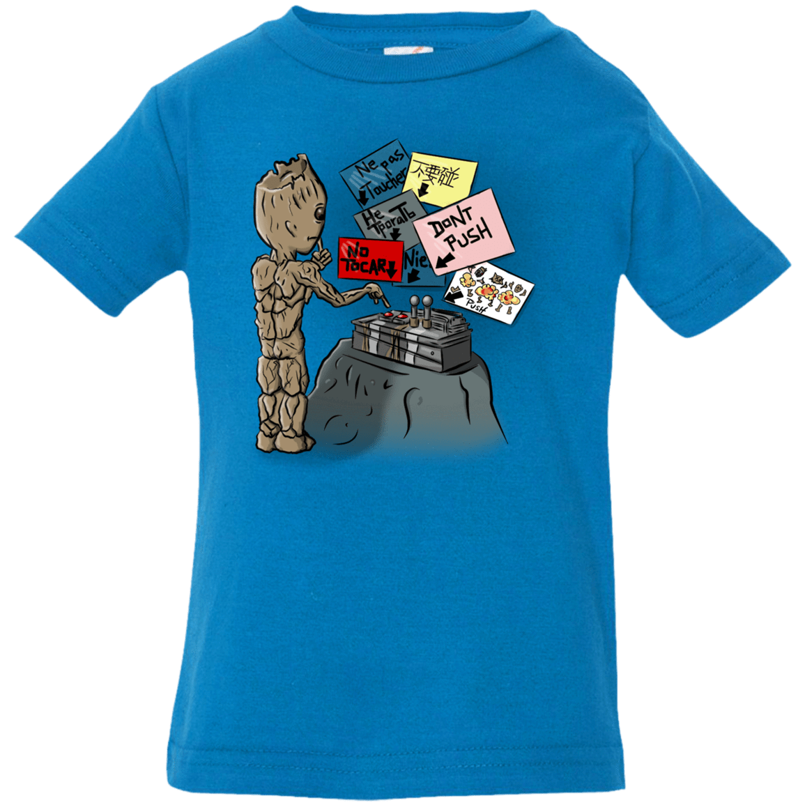 T-Shirts Cobalt / 6 Months Groot No Touch Infant Premium T-Shirt
