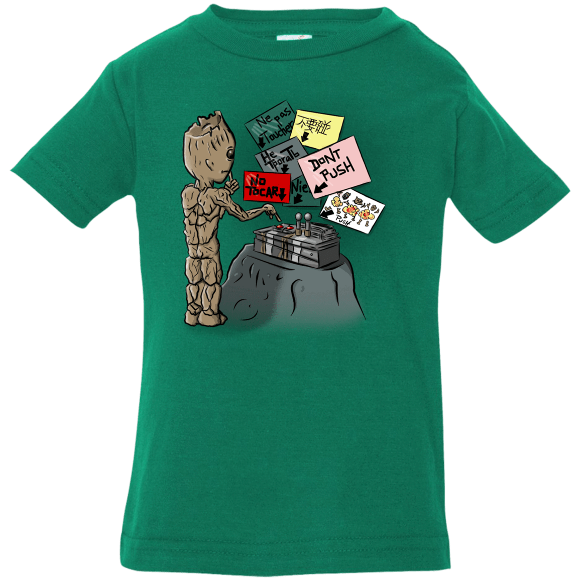 T-Shirts Kelly / 6 Months Groot No Touch Infant Premium T-Shirt