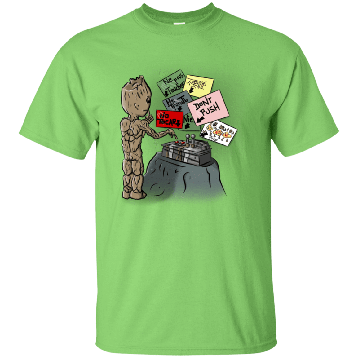 T-Shirts Lime / S Groot No Touch T-Shirt