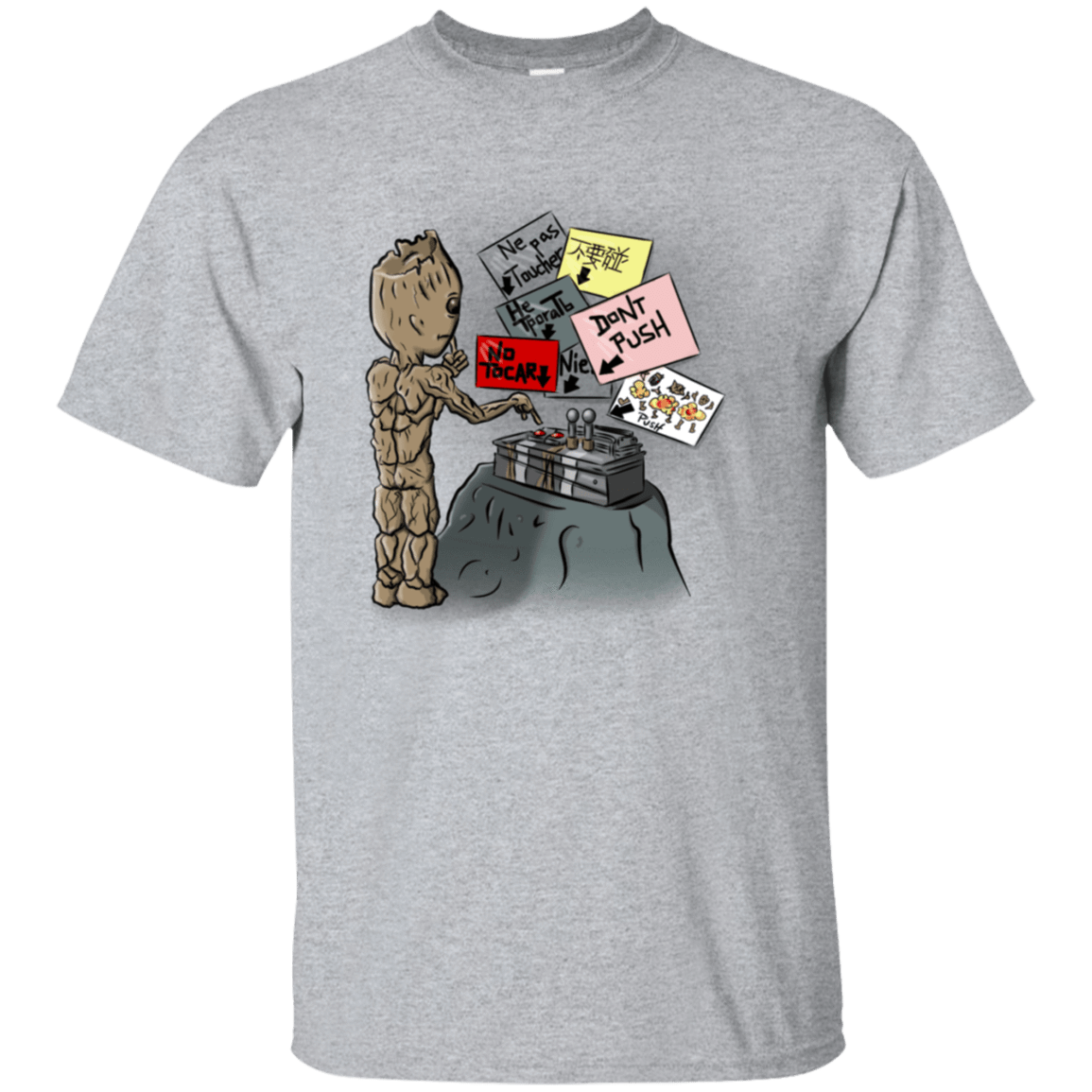 T-Shirts Sport Grey / S Groot No Touch T-Shirt