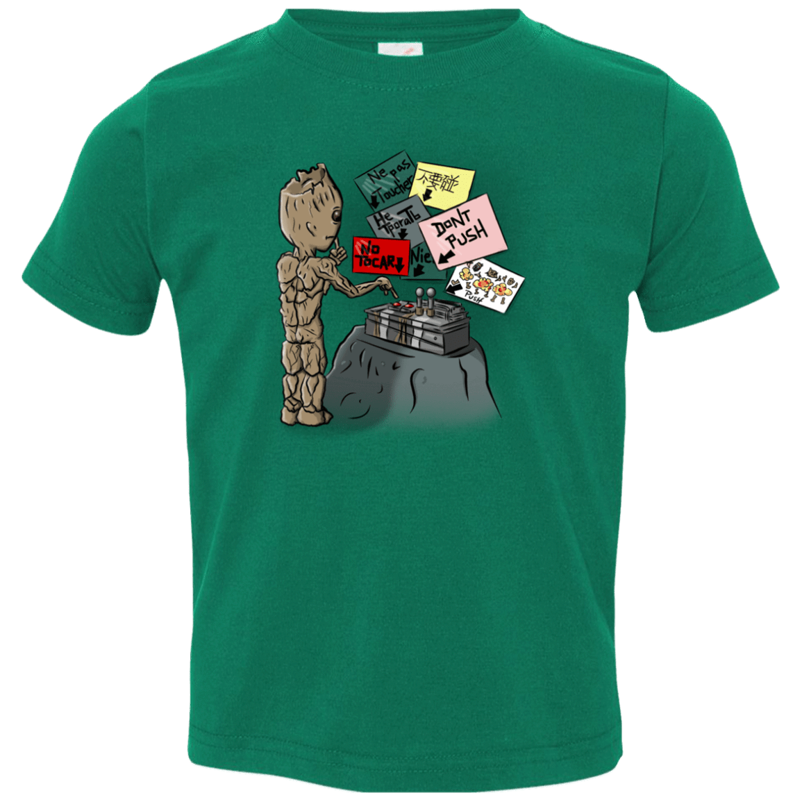 T-Shirts Kelly / 2T Groot No Touch Toddler Premium T-Shirt