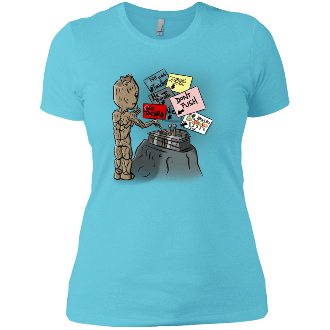 T-Shirts Cancun / X-Small Groot No Touch Women's Premium T-Shirt