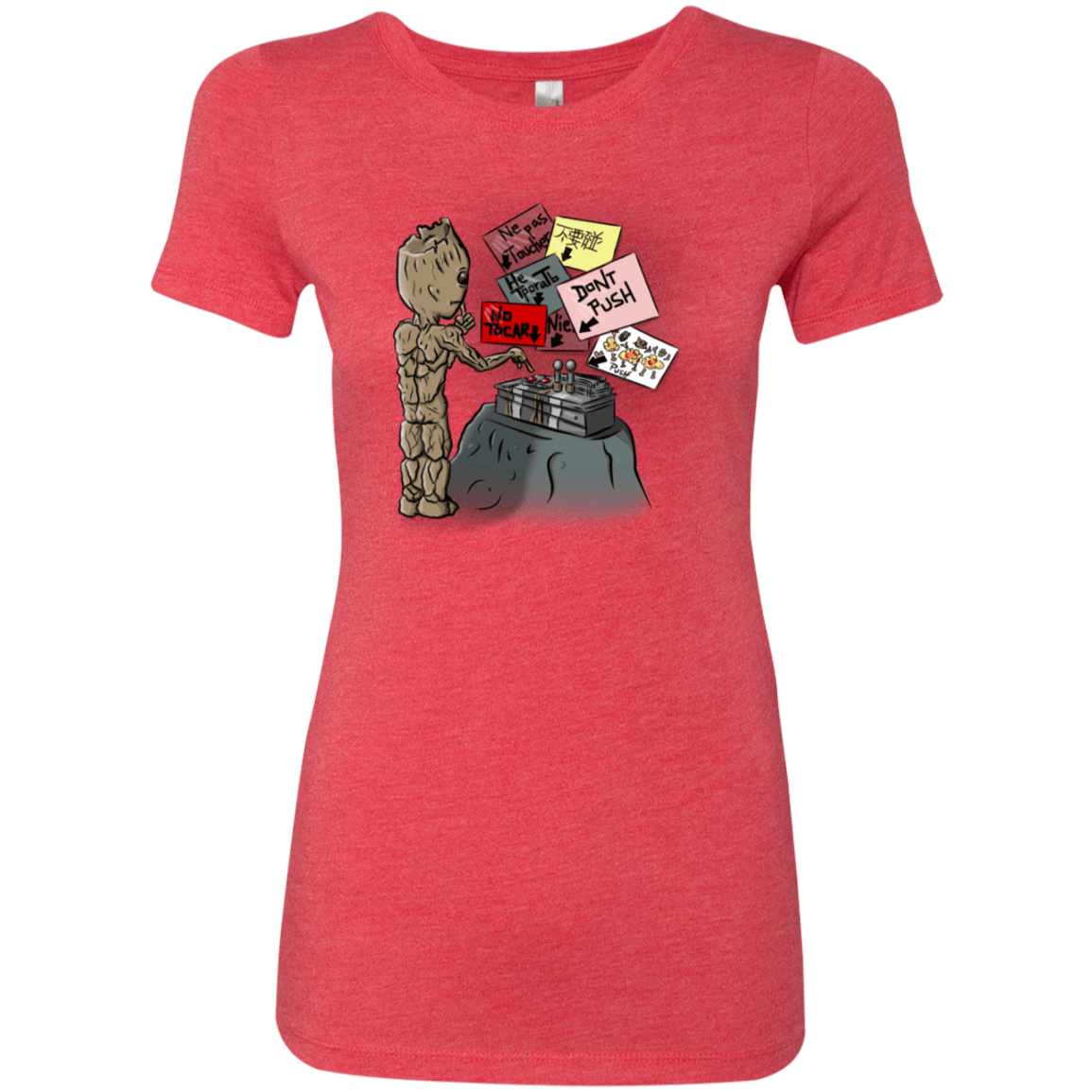T-Shirts Vintage Red / S Groot No Touch Women's Triblend T-Shirt