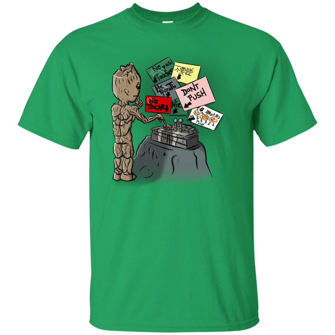 T-Shirts Irish Green / YXS Groot No Touch Youth T-Shirt