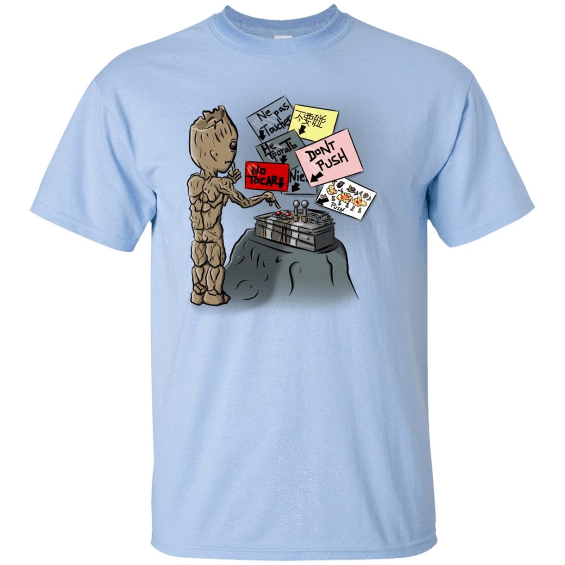 T-Shirts Light Blue / YXS Groot No Touch Youth T-Shirt