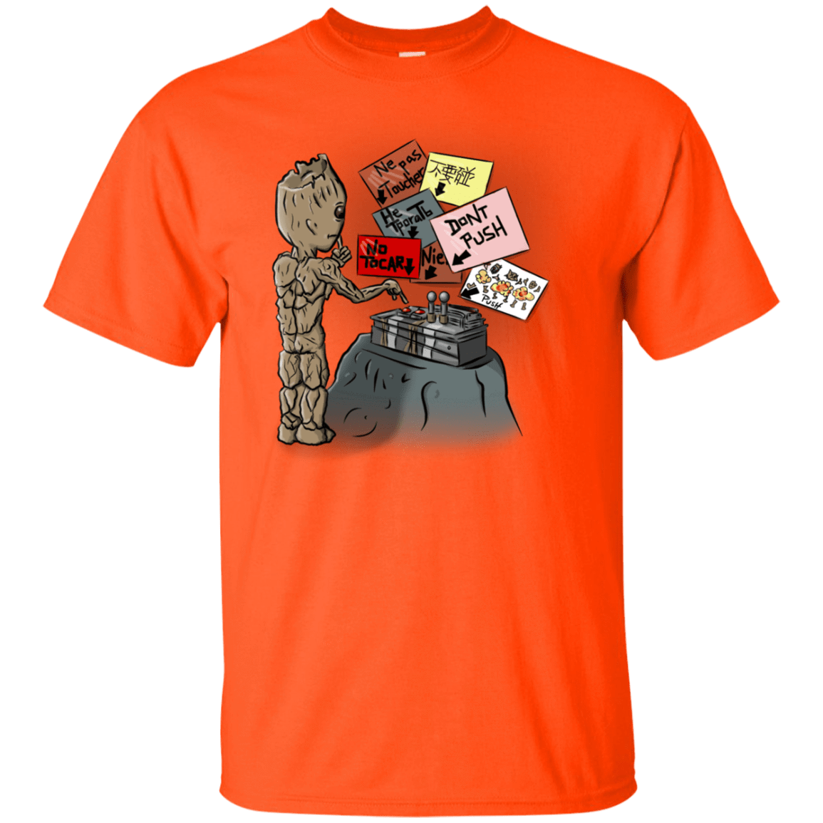 T-Shirts Orange / YXS Groot No Touch Youth T-Shirt