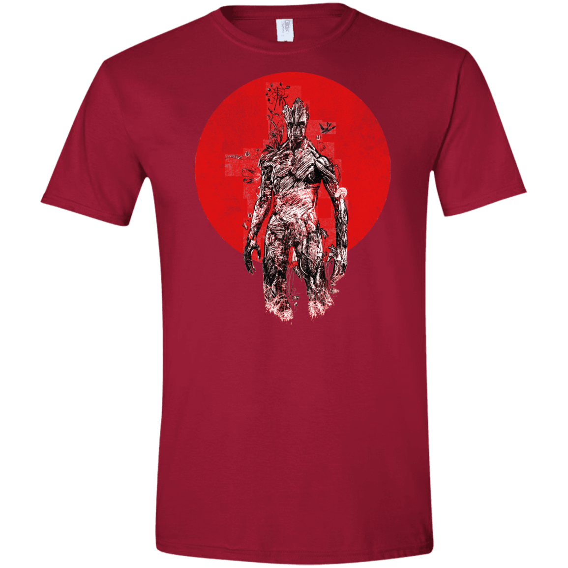 T-Shirts Cardinal Red / S Groot's Garden Men's Semi-Fitted Softstyle