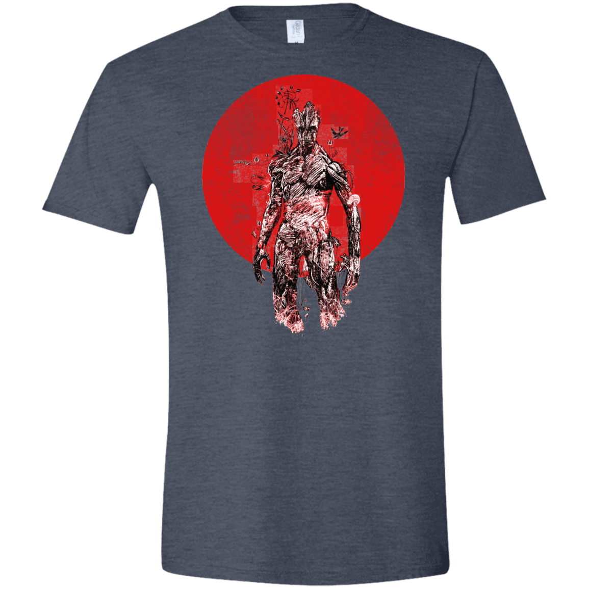 T-Shirts Heather Navy / S Groot's Garden Men's Semi-Fitted Softstyle